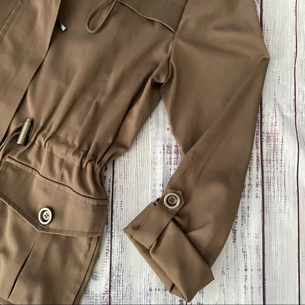 Brown Jacket with Cargo Pockets